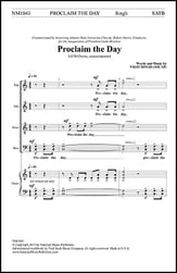Proclaim the Day SATB choral sheet music cover